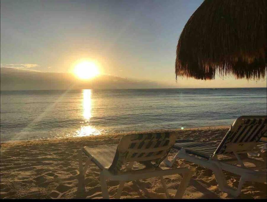 Beachfront Akumal Half Moon Bay Esterno foto
